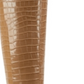 Botas de cano alto femininas Marc Fisher Revely Leather, bico quadrado, marrom, tamanho 7,5 M