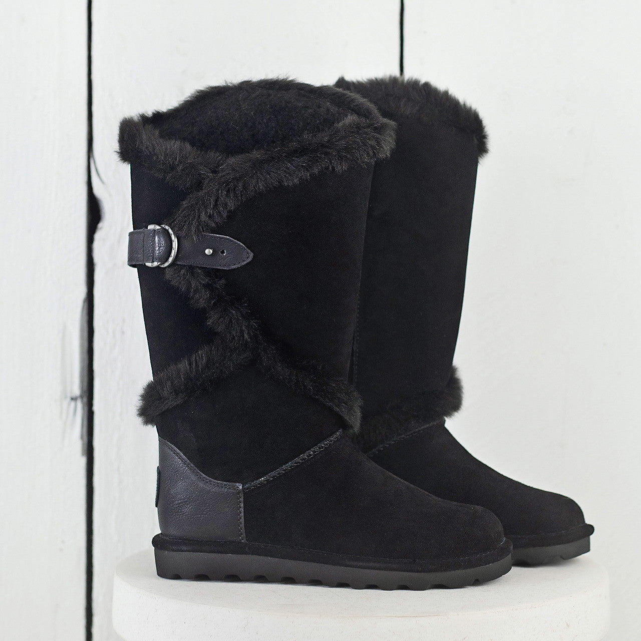 Botas Sheilah Bearpaw Femininas Cinza Tamanho 6