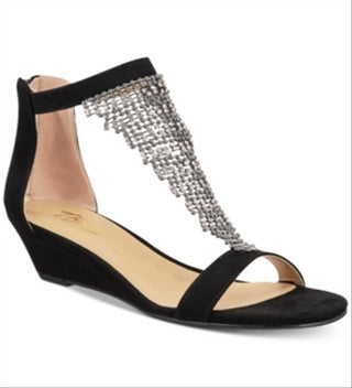 Sandálias de salto alto com detalhes Tacey da Thalia Sodi, pretas, tamanho 6,5 M-WC