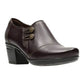 Clarks Emslie Warren Ankle Bootie Feminino Marrom Tamanho 8,5 M