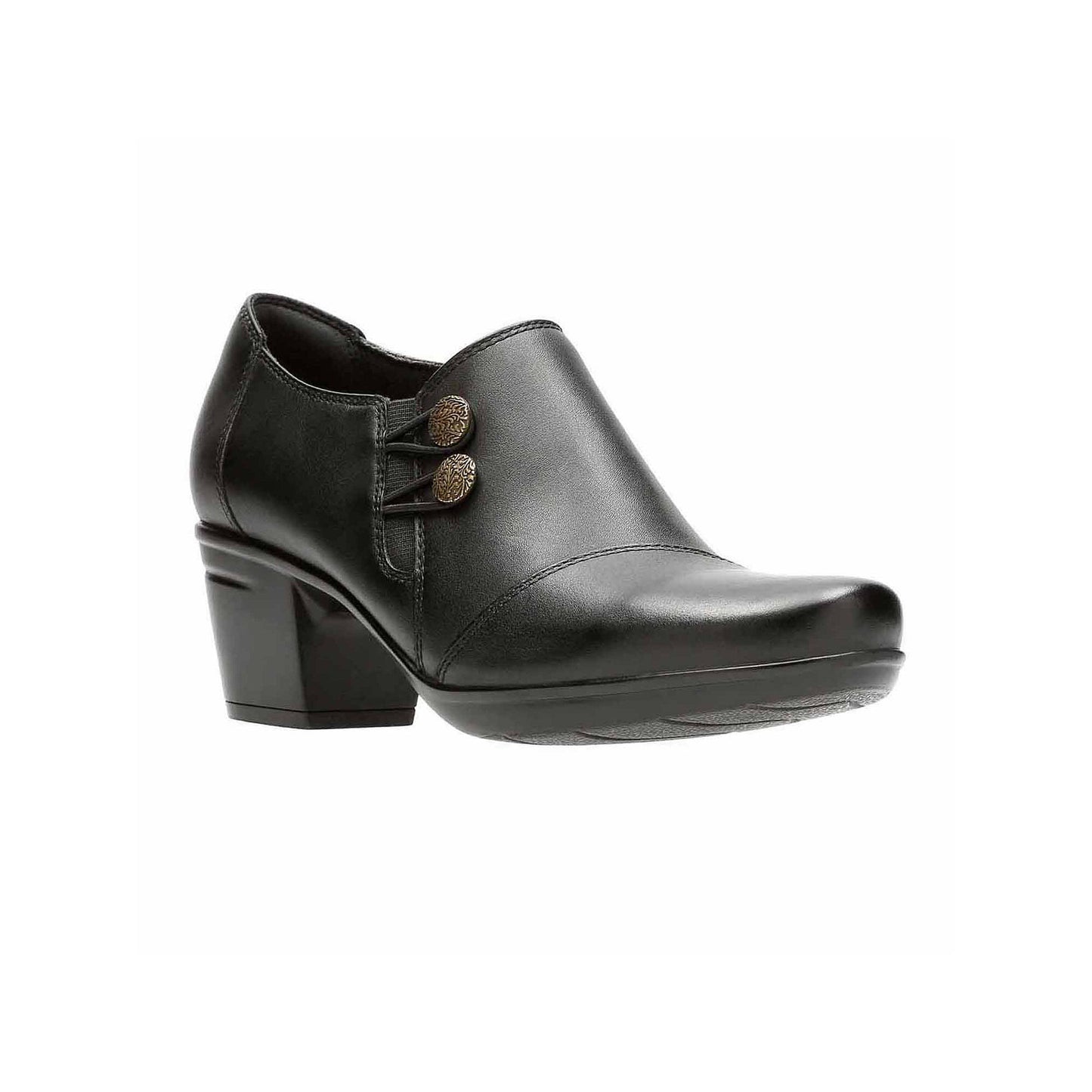 Clarks Emslie Warren Ankle Bootie Feminino Marrom Tamanho 8,5 M