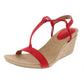 Sandálias Mulan Wedge Femininas Style &amp; Co Vermelhas Tamanho 7,5M