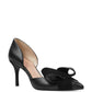 Sapato feminino Nine West Accent Mcfally Oragami Leather D'Orsay, preto, tamanho 8,5 M