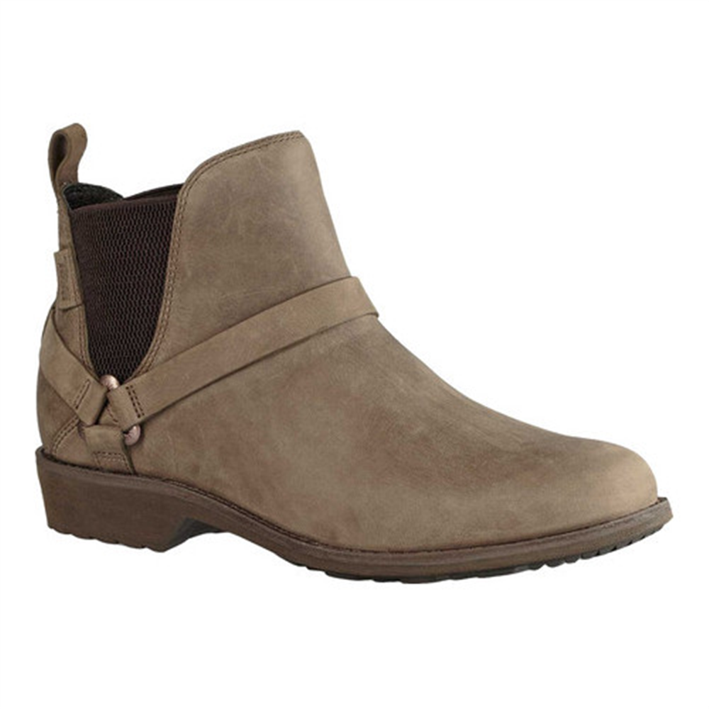 Teva De La Vina Dos Bungee Chord Ankle High Couro Marrom Tamanho 7 Feminino