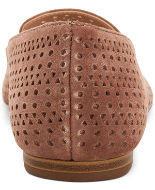 Alfani Sapatos Femininos Poee Couro Bico Fino Mocassim Marrom Tamanho 6M