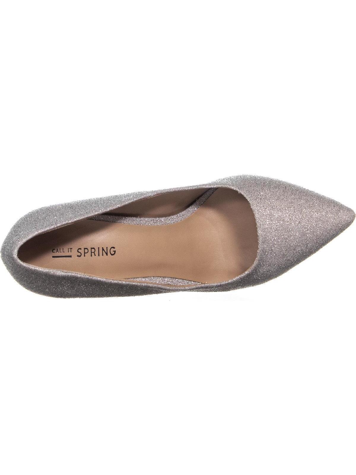 Call It Spring Agrirewiel Sapatos de Salto Fino Femininos Cinza Estanho Tamanho 6.5 B