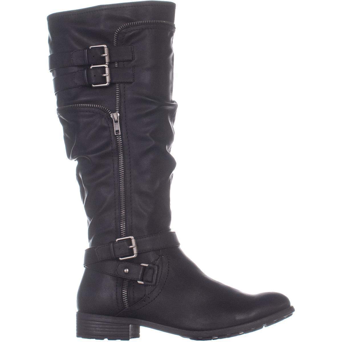 White Mountain Remi Leather Fechado Biqueira Média Cano Médio Moda Cinza Tamanho 6 M Feminino