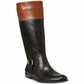 Botas de montaria femininas Ralph Lauren Bernadine em couro sortidas tamanho 6 B