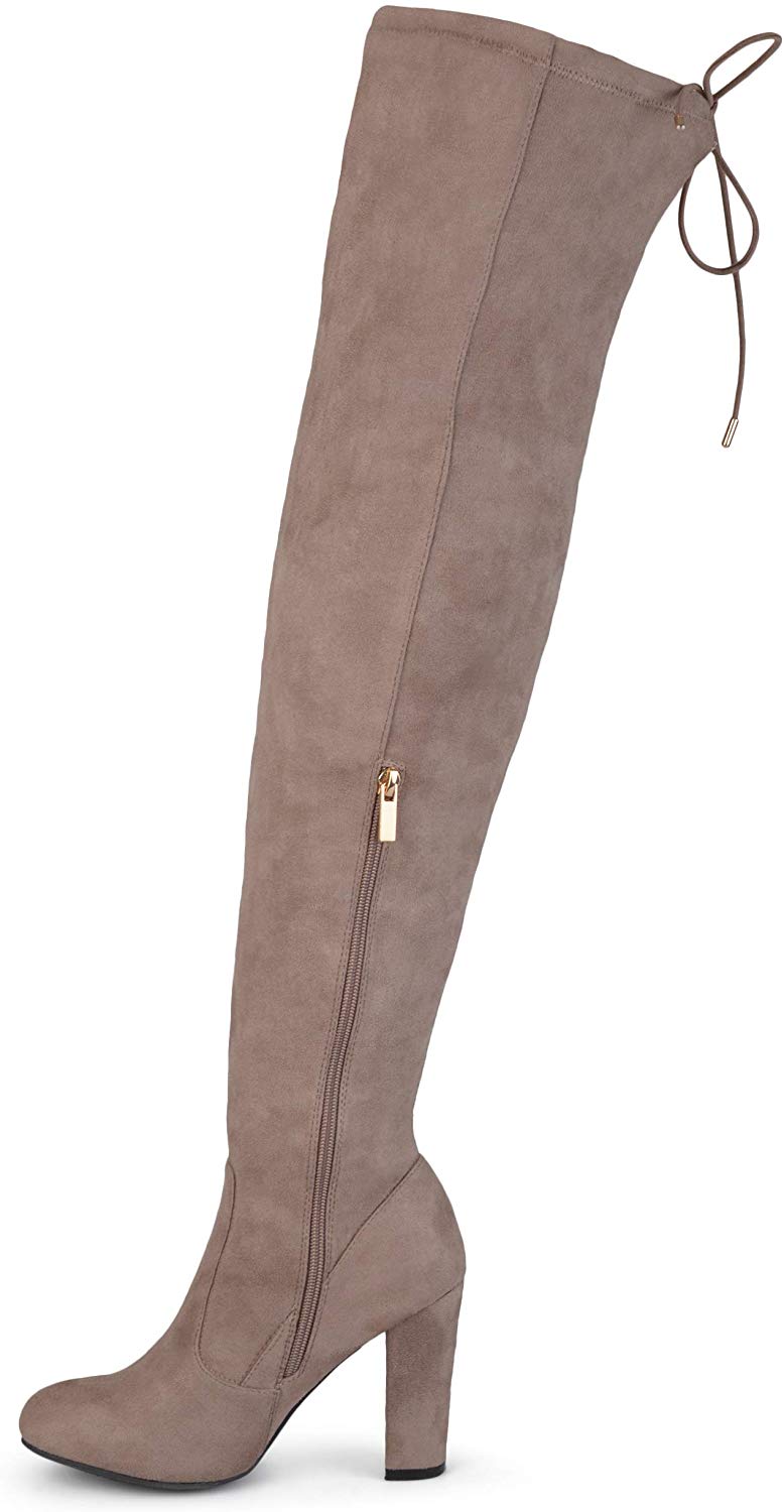 Bota Milan Over the Knee Feminina Brinley Co Marrom 10