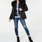 Casaco feminino Maralyn Me Faux Puffer, preto, tamanho grande