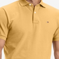 Tommy Hilfiger Polo Masculino Custom Fit Ivy Golden Rod Heather Tamanho Pequeno