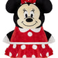 Cubcoats Transformando 2 em 1 Infantil Unissex Disney Minnie Mouse 2 em 1 Bicho de Pelúcia com Capuz Vermelho