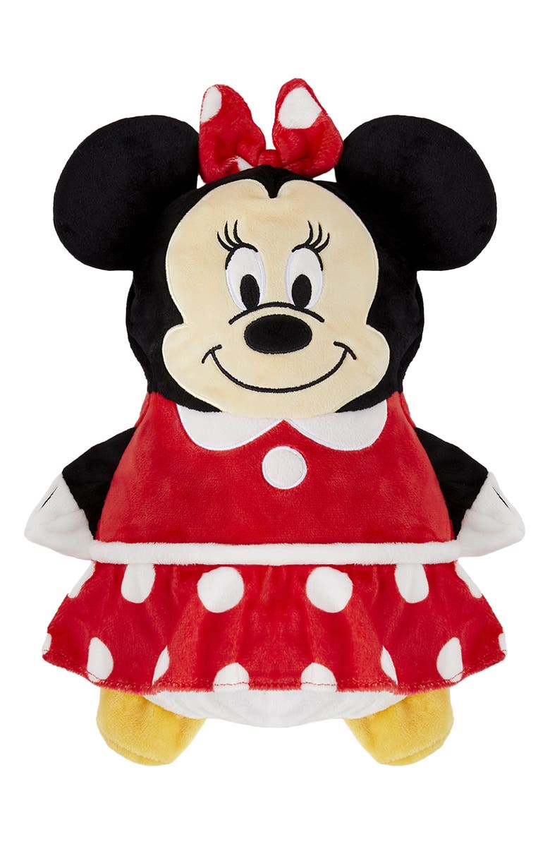 Cubcoats Transformando 2 em 1 Infantil Unissex Disney Minnie Mouse 2 em 1 Bicho de Pelúcia com Capuz Vermelho