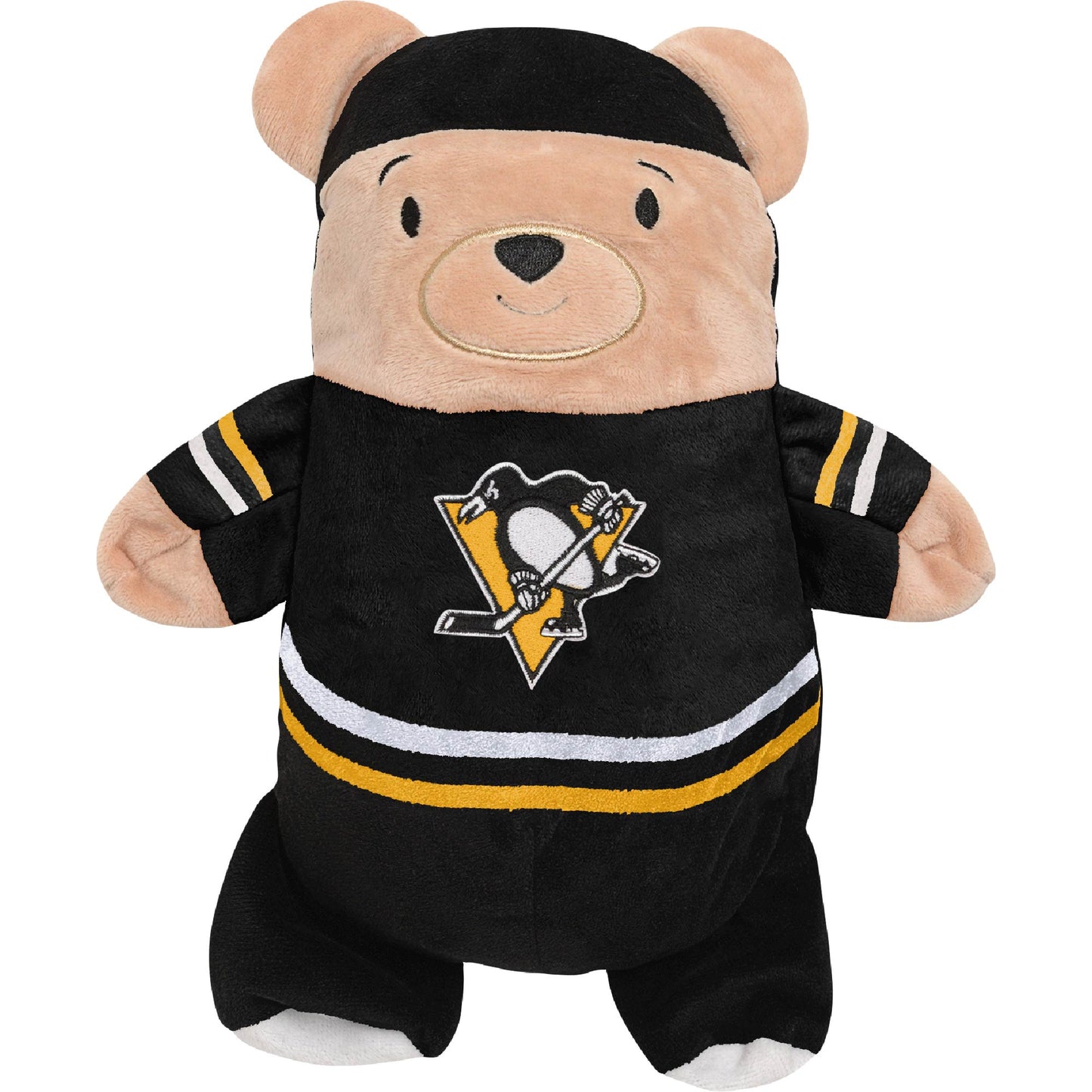Cubcoats Transforming 2 em 1 Unissex Pré-escolar Preto Pittsburgh Penguins Moletom com Zíper Completo e Pelúcia Macia Preto