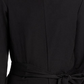 Kenneth Cole New York Túnica feminina The Timeless Knot Front com decote redondo, preta, tamanho XXS