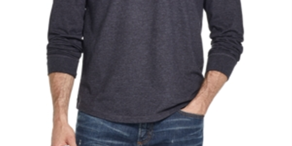 Camiseta masculina vintage de manga comprida escovada e à prova de intempéries, preta, tamanho pequeno