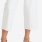 Calça Jeans Jessica Simpson Adored High Rise Wide Crop Feminina Branca Tamanho 30