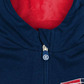 Moletom com capuz e pelúcia macios Cubcoats New England Patriots 2 em 1 para meninos, azul marinho