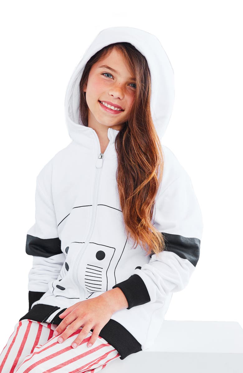 Cubcoats Infantil Cubcoats X Star Wars Storm Trooper 2 em 1 Pelúcia com Capuz Branco