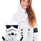 Cubcoats Infantil Cubcoats X Star Wars Storm Trooper 2 em 1 Pelúcia com Capuz Branco