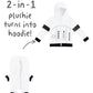 Cubcoats Infantil Cubcoats X Star Wars Storm Trooper 2 em 1 Pelúcia com Capuz Branco