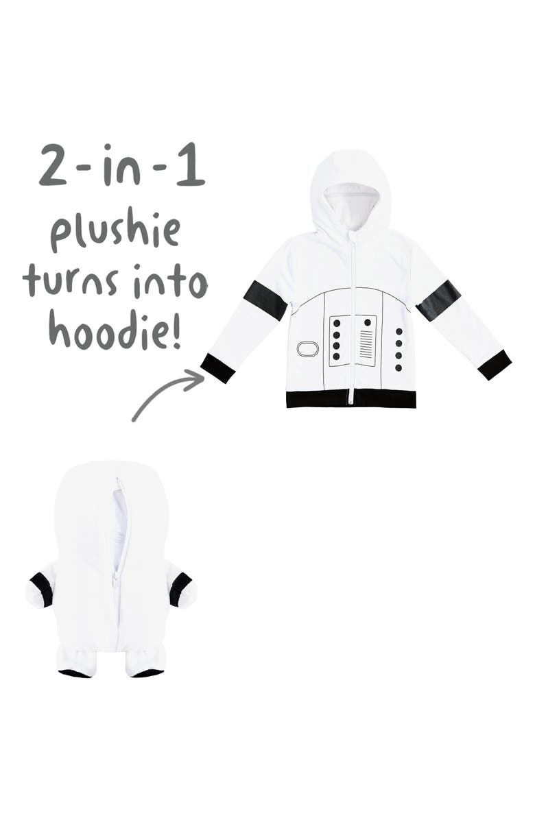 Cubcoats Infantil Cubcoats X Star Wars Storm Trooper 2 em 1 Pelúcia com Capuz Branco