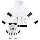 Cubcoats Infantil Cubcoats X Star Wars Storm Trooper 2 em 1 Pelúcia com Capuz Branco