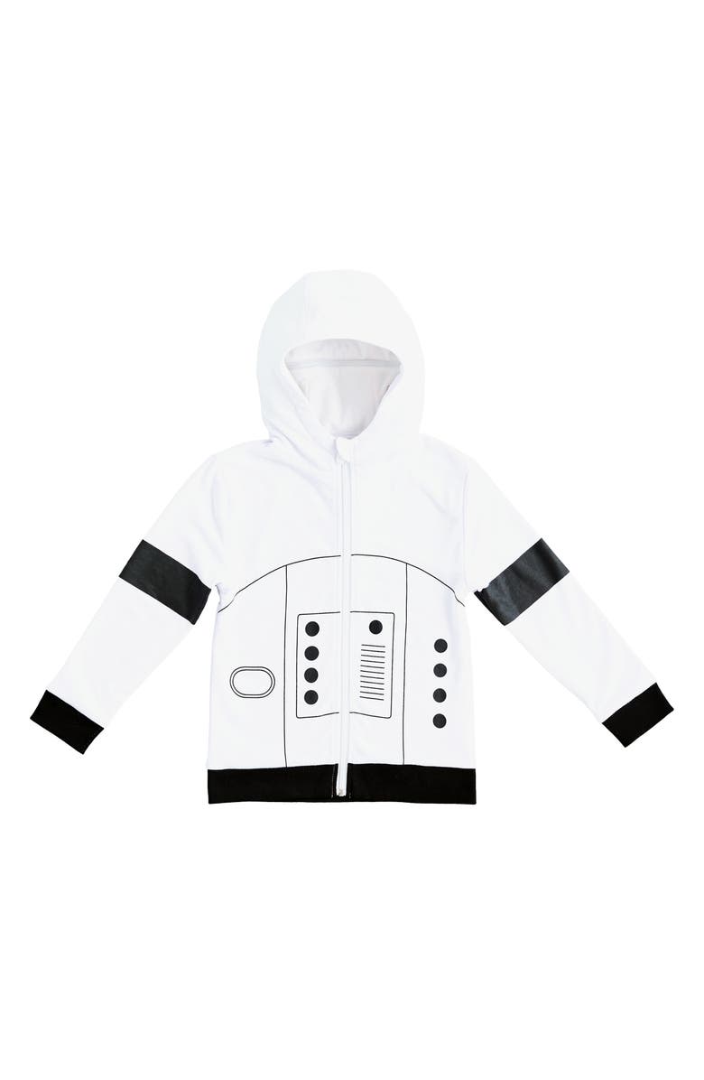 Cubcoats Infantil Cubcoats X Star Wars Storm Trooper 2 em 1 Pelúcia com Capuz Branco