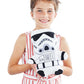Cubcoats Infantil Cubcoats X Star Wars Storm Trooper 2 em 1 Pelúcia com Capuz Branco