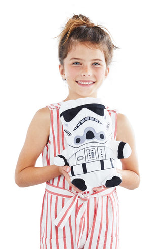 Cubcoats Infantil Cubcoats X Star Wars Storm Trooper 2 em 1 Pelúcia com Capuz Branco