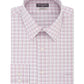 Camisa social xadrez masculina Van Heusen Classic Regular Fit, sem rugas, com gola flexível e elástica, tamanho cinza, 16,5 x 32 x 33
