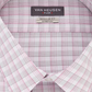 Camisa social xadrez masculina Van Heusen Classic Regular Fit, sem rugas, com gola flexível e elástica, tamanho cinza, 16,5 x 32 x 33