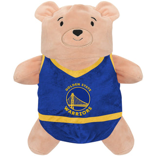 Cubcoats Boy's Preschool Golden State Warriors 2-in-1 Transforming Full-Zip Hoodie & Soft Plushie Royal Size 6-7
