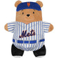 Moletom com capuz e pelúcia macios Cubcoats New York Mets 2 em 1 com zíper completo e estampa de transformação para crianças