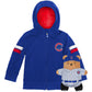 Moletom com capuz e pelúcia macios Cubcoats Chicago Cubs 2 em 1 para meninos
