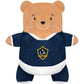 Cubcoats Menino Infantil LA Galaxy 2 em 1 Transformador com Moletom com Zíper Completo e Pelúcia Macia Azul Marinho Tamanho 2T