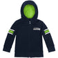 Cubcoats Moletom com capuz e pelúcia macios para meninos, Seattle Seahawks 2 em 1, tamanho 3T