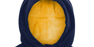 Cubcoats Menino Infantil Los Angeles Rams 2 em 1 com Moletom Transformador com Zíper Completo e Pelúcia Macia Azul-Royal