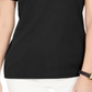 Karen Scott Blusa Feminina Gola V Ombros Abertos Preto Tamanho Grande