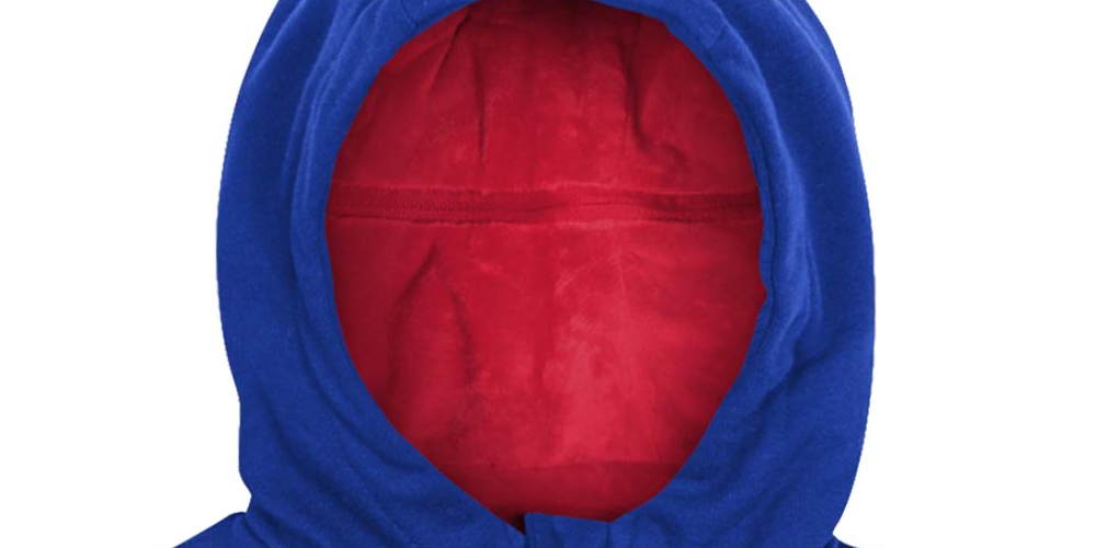 Moletom com capuz e pelúcia macios Cubcoats New York Giants 2 em 1 para meninos