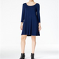 Vestido rodado feminino Style &amp; Co, azul, tamanho X-S