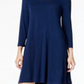 Vestido rodado feminino Style &amp; Co, azul, tamanho X-S