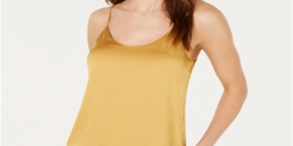 Blusa camisola feminina Bar III amarela tamanho X-S