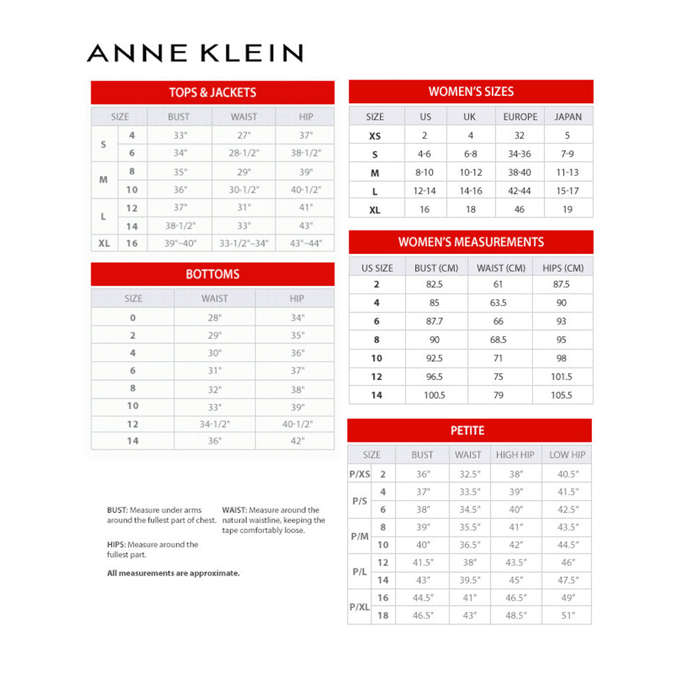 Suéter feminino Anne Klein com manga curta e gola alta, branco, tamanho extragrande