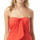 Top Bandini Drapeado Riviera Solids Feminino Vince Camuto Vermelho Tamanho Médio