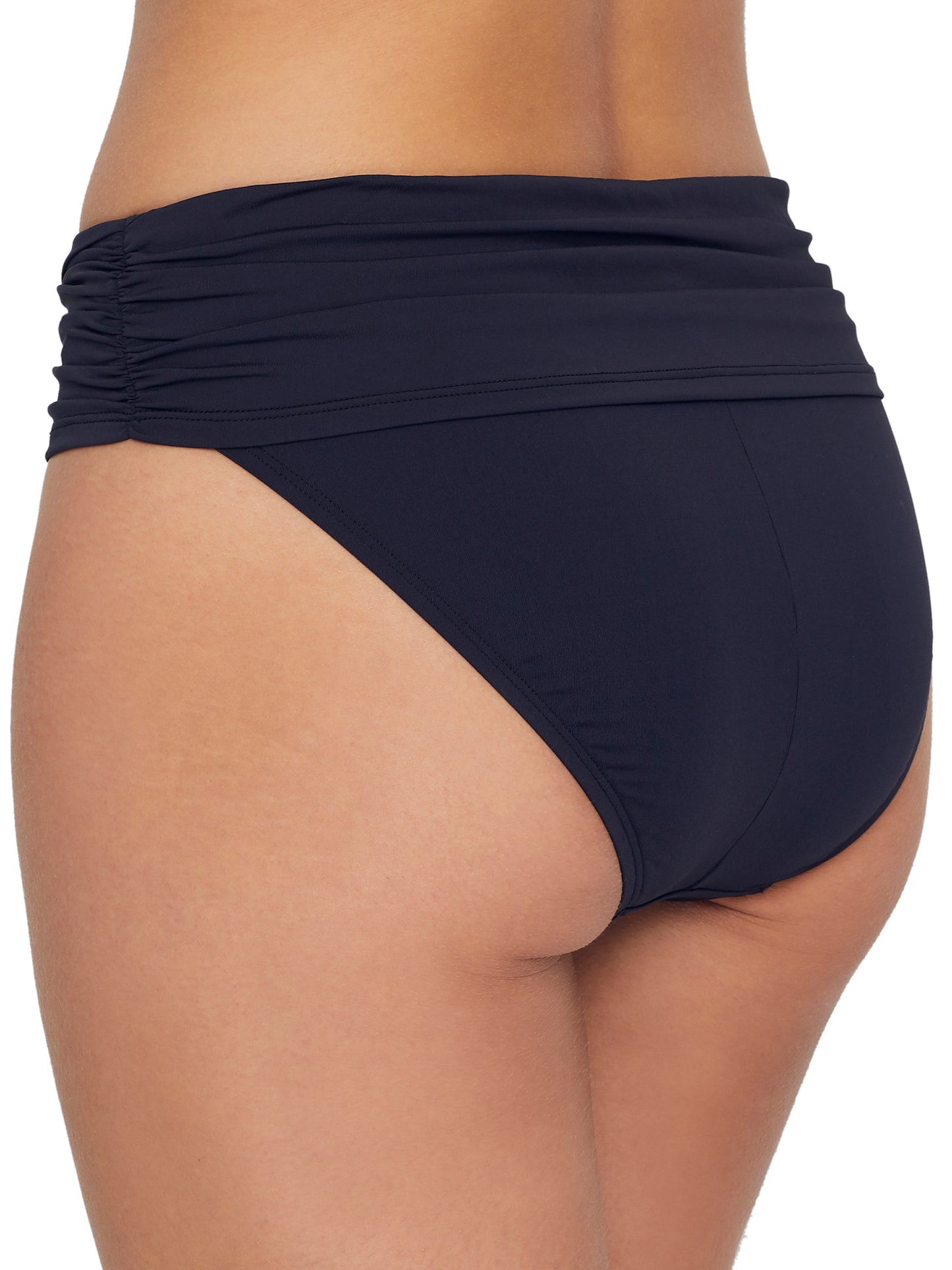 Calcinha de biquíni hipster sarongue feminina Bleu Rod Beattie, preta