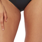 Calcinha de biquíni hipster sarongue feminina Bleu Rod Beattie, preta
