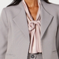 Jaqueta feminina Nine West Adobe com lapela larga em estilo pied-de-poule, rosa, vários tamanhos, tamanho extragrande