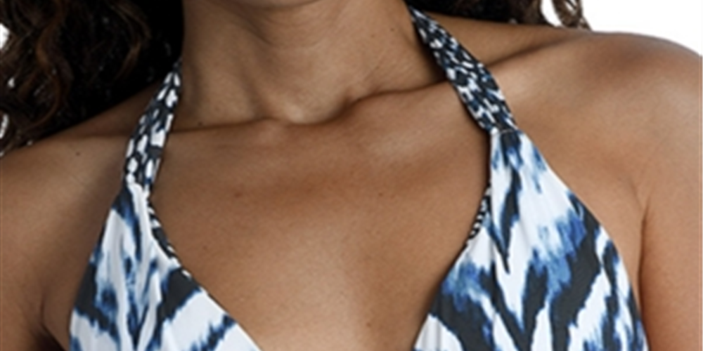 Sutiã Halter Reversível Animals Instinct La Blanca Feminino Azul Tamanho 12