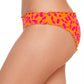 Biquíni Hipster com Babados e Cereja no Top Feminino Salt + Cove Laranja Tamanho Grande